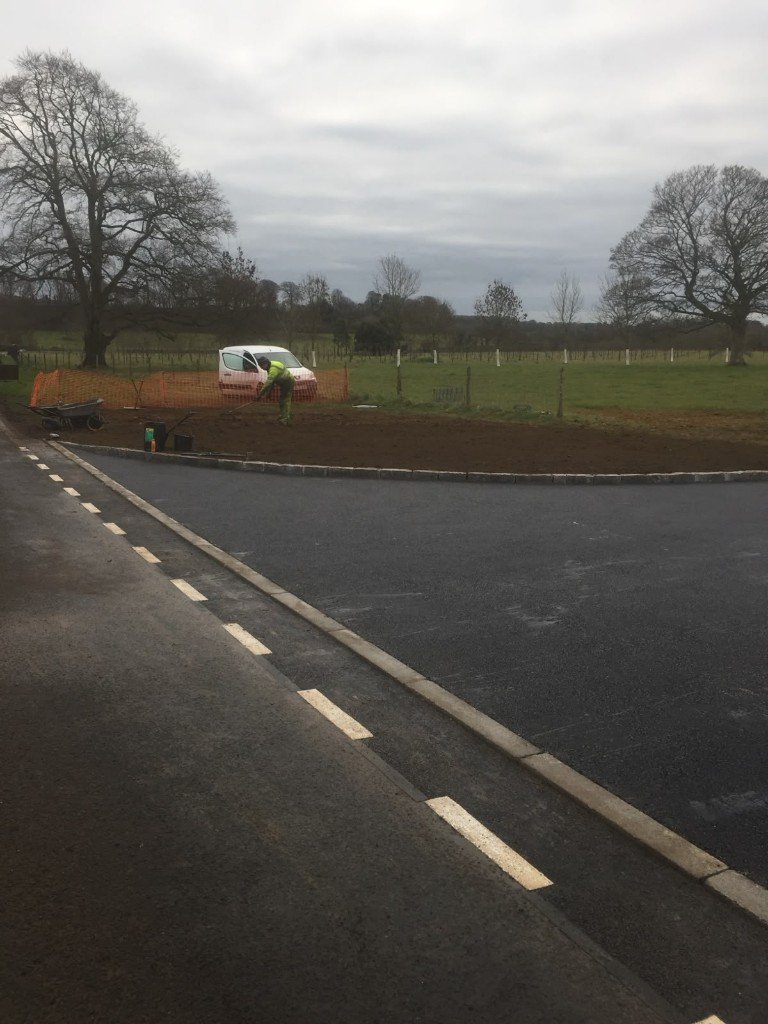 Construction team on site